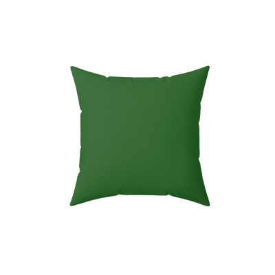 Mughal Green Faux Suede Pillow