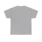A back preview of a sport grey t-shirt with a 'Natural State of Mind' sleeve text.