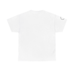 A back preview of a white t-shirt with a 'Natural State of Mind' sleeve text.