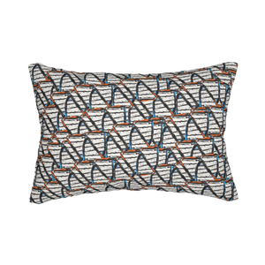 Nautical Stripes Lumbar Pillow