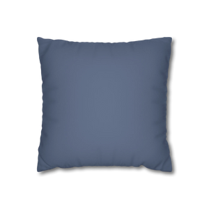 Navy Dust Faux Suede Pillowcase