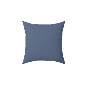 Navy Dust Faux Suede Pillow