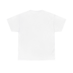 No Kings Rainbow Script Tee, white, back view, FREEBRD Pride Gear.