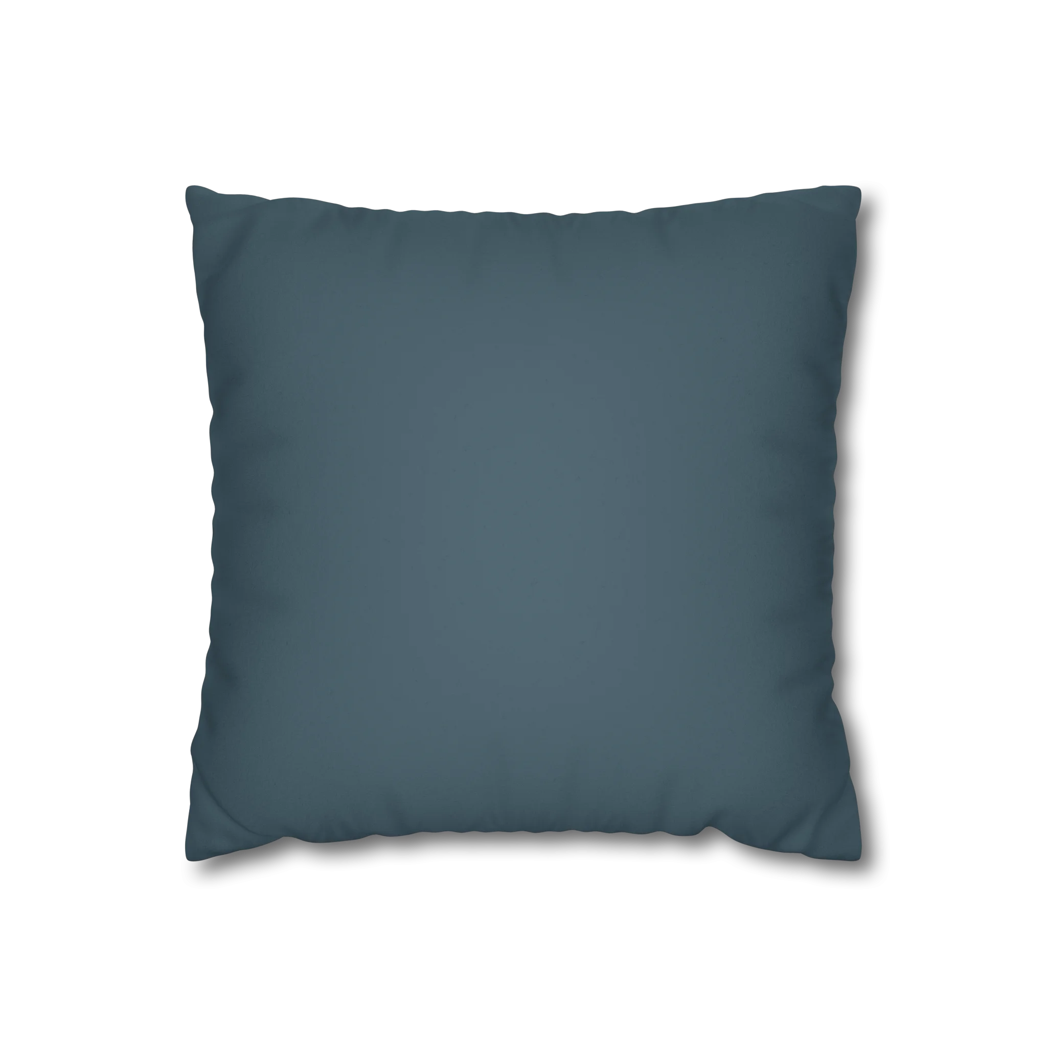 Nostradamus faux suede pillowcase, front view.