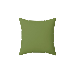 Olive Faux Suede Pillow