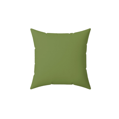 Olive Faux Suede Pillow