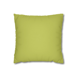 Orchid Green Faux Suede Pillowcase