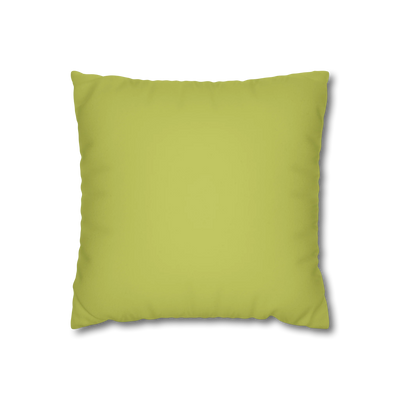 Orchid Green Faux Suede Pillowcase
