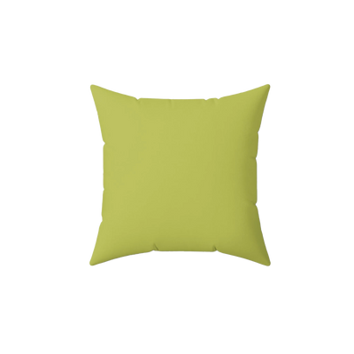 Orchid Green Faux Suede Pillow