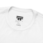 FREEBRD “Patchy" Panda branded inner collar label, 100% cotton tee, size tag detail