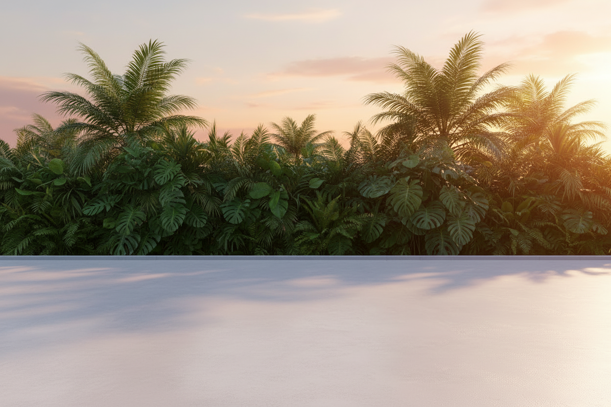 Patio Hero Background — Smooth Solid Concrete