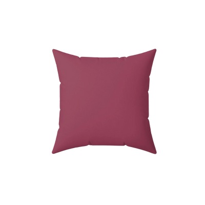 Red Onion Faux Suede Pillow