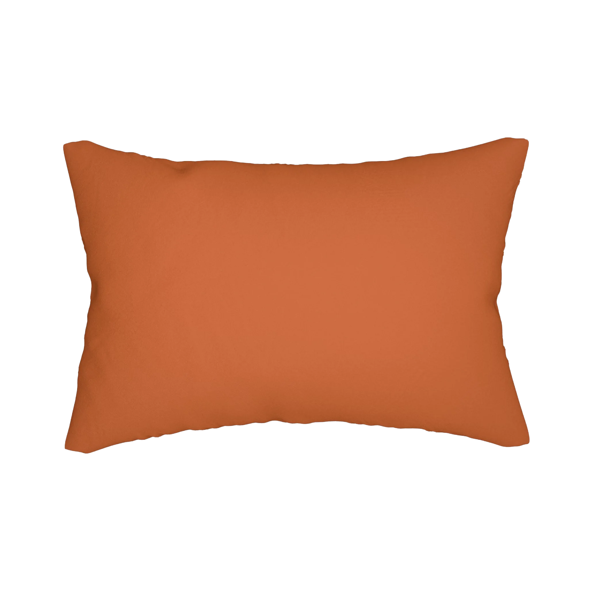Roman Earth lumbar accent pillow, back view.