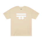 Freebrd Logo Classic T-Shirt in sand, with a white Freebrd Logo on the chest.