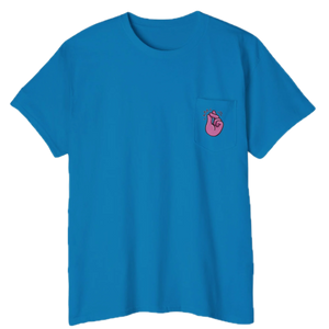 Baby Pink Clock It Pocket Tee