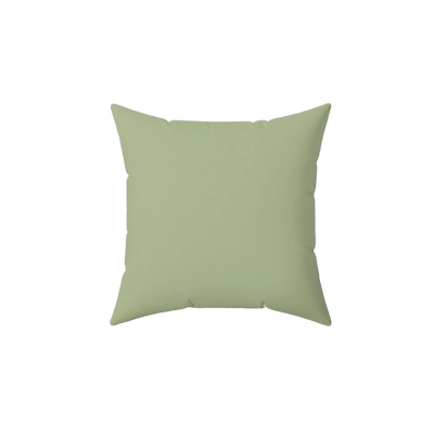 Schist Green Faux Suede Pillow