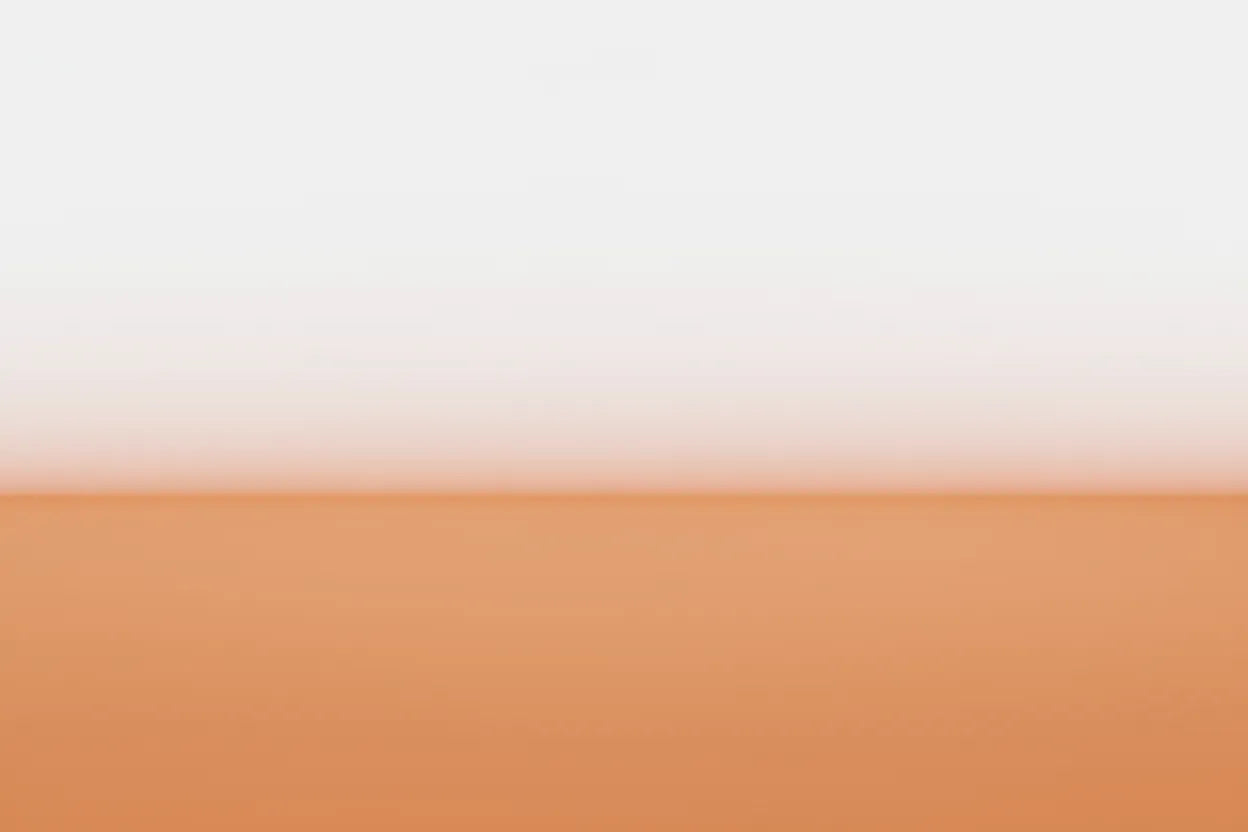 orange gradient fade floor. 