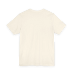 Natural T-shirt, back view, showing a plain back with no graphic.