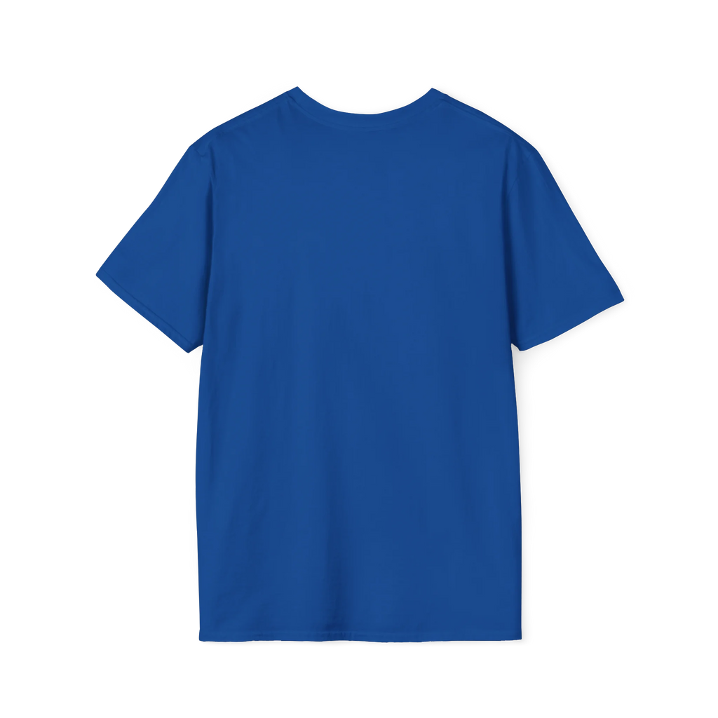 A plain back view of the true royal bella Trans Rights Are Human Rights T-Shirt.