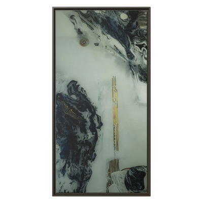 "Tu Gough” Framed Modern Abstract Canvas