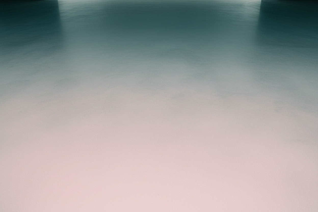A seamless gradient concrete floor background transitioning from dark blue to light pink making a serene atmosphere