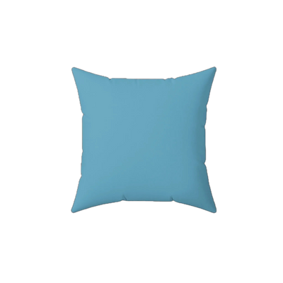 Vintage Aqua Faux Suede Pillow