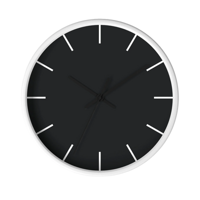 Black Carbon Fiber Wall Clock