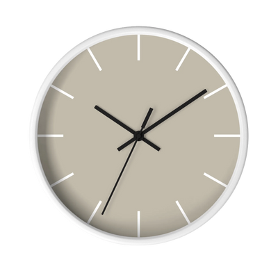 Ivory Grey Wall Clock