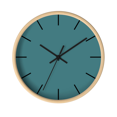 Bismark Teal Wall Clock