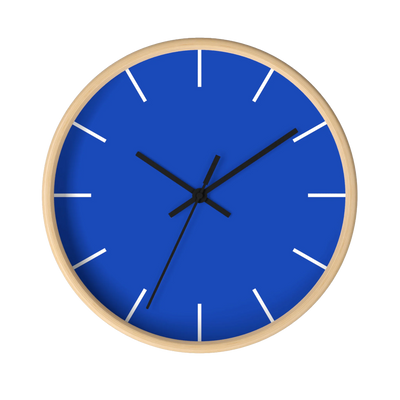 Funky Blue Wall Clock