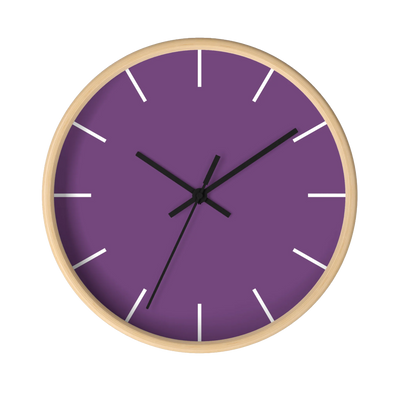 Garlic Purple Wall Clock