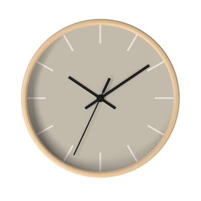 Ivory Grey Wall Clock