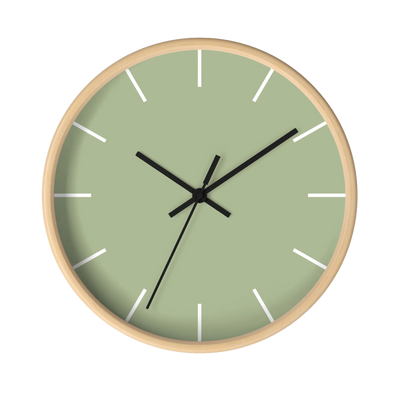 Schist Green Wall Clock