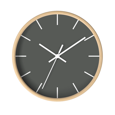 Atomic Grey Wall Clock