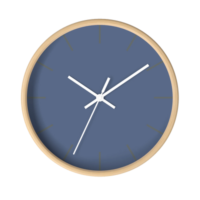 Navy Dust Wall Clock