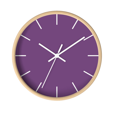 Garlic Purple Wall Clock