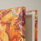 "WWW" Abstract Lady Canvas Art