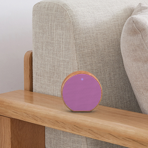 Pink Face | Wood Grain Bluetooth Speaker