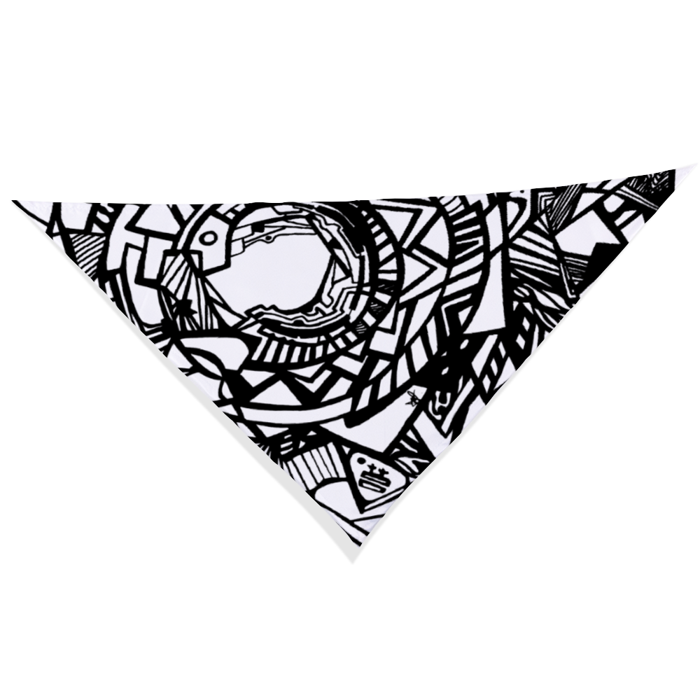 White "Zonch" | Pet Bandana