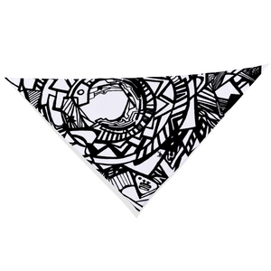 White "Zonch" | Pet Bandana