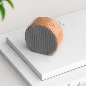 Grey Face | Wood Grain Bluetooth Speaker