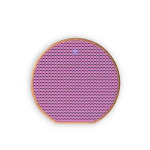 Pink Face | Wood Grain Bluetooth Speaker