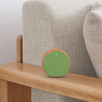 Load image into Gallery viewer, Wood Grain Bluetooth Speaker | Green Face
