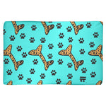 Load image into Gallery viewer, Aqua Cheetah |  &quot;BonePaw&quot; Pet Comfort Mat
