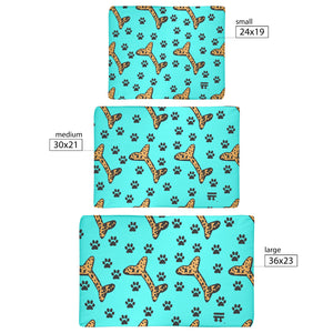 Aqua Cheetah |  "BonePaw" Pet Comfort Mat