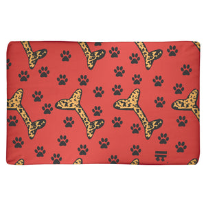 Red Cheetah |  "BonePaw" Pet Comfort Mat
