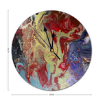 Load image into Gallery viewer, &quot;Red Rain&quot;  | Silent Wall Clock
