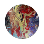 Load image into Gallery viewer, &quot;Red Rain&quot;  | Silent Wall Clock
