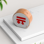 Load image into Gallery viewer, Wood Grain Bluetooth Speaker | Red Freebrd
