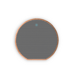 Load image into Gallery viewer, Wood Grain Bluetooth Speaker |  Grey Face
